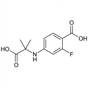 4-((2-carboxypropan-2-yl)amino)-2-fluorobenzoic acid [Enzalutamide Impurity D]