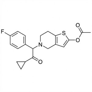 5-(2-Cyclopropyl-1-(4-fluorophenyl)-2-oxoethyl)-4,5,6,7-tetrahydrothieno[3,2-c]pyridin-2-yl acetate