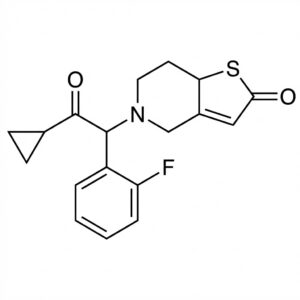 5-[2-Cyclopropyl-1-(2-fluorophenyl)-2-oxoethyl]-5,6,7,7a-tetrahydrothieno[3,2-c]pyridin-2(4H)-one (Prasugrel Thiolactone)