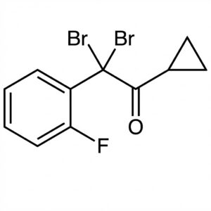 2,2-dibromo-1-cyclopropyl-2-(2-fluorophenyl)ethanone (Dibromoimpurity)