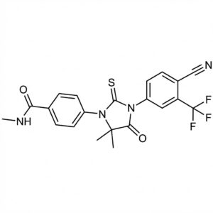 Enzalutamide Impurity I: 4-(3-(4-cyano-3-(trifluoromethyl)phenyl)-5,5-dimethyl-4-oxo-2-thioxoimidazolidin-1-yl)-N-methylbenzamide (Desfluoro Enzalutamide)